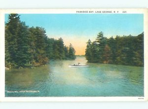 W-border LAKE SCENE Adirondacks - Lake George New York NY AE4677