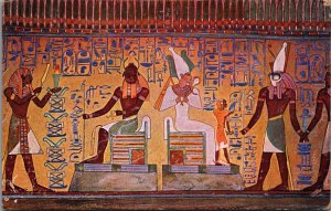 Egypt Tomb of Rameses 1st King With His Gorgeous Kilt Vintage Postcard C086