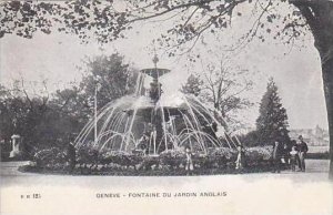 Switzerland Geneve Fontaine Du Jardin Anglais