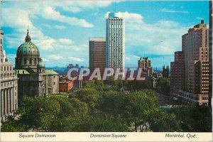 Postcard Modern Montreal What Dominion Square