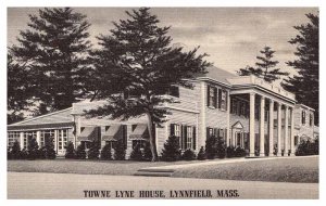 Postcard HOUSE SCENE Lynnfield Massachusetts MA AQ6133