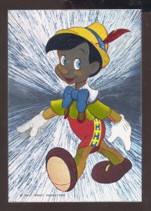 WALT DISNEY DISNEYLAND PINOCCHIO MTEALLIC LOOK VINTAGE POSTCARD