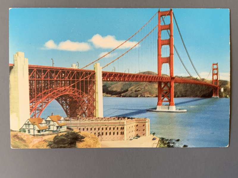 Golden Gate Bridge San Francisco CA Chrome Postcard A1176084914