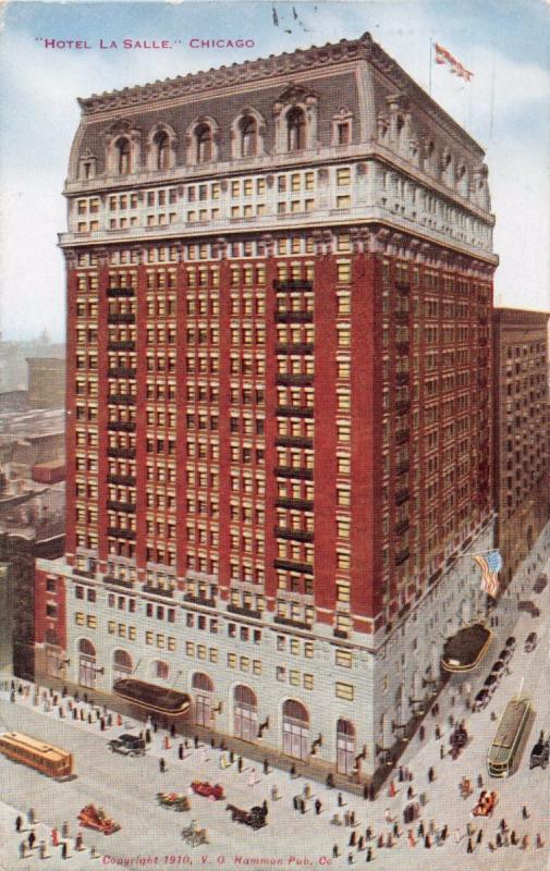 CHICAGO ILLINOIS LOT OF 6 POSTCARDS 1910s CITY HALL~FAIR~HOTEL~STREET VIEWS