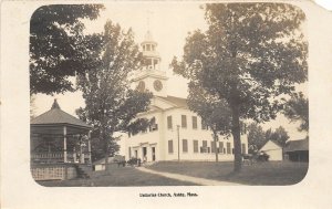 G52/ Ashby Massachusetts RPPC Postcard c1910 Unitarian Church