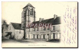 Old Postcard Chartrettes L & # 39Eglise School boys