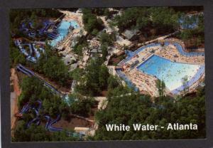 GA White Water Rides Amusement Park Atlanta Georgia Postcard