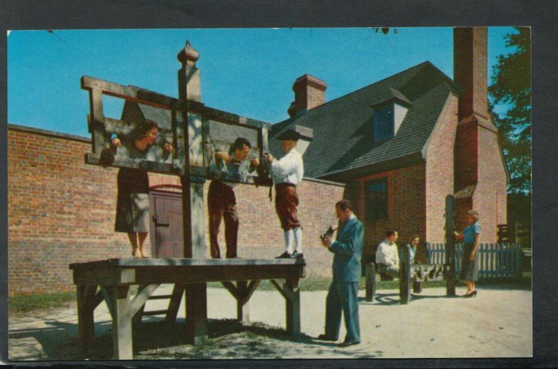 America Postcard - Public Gaol, Williamsburg, Virginia    RS20134