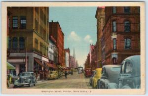 HALIFAX, NOVA SCOTIA  Canada   BARRINGTON STREET Scene ca 1940s  Postcard