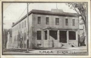Dixon IL YMCA c1910 Postcard