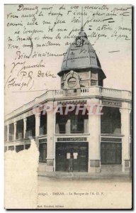 Old Postcard Dakar From The Bank & # 39AOF Senegal