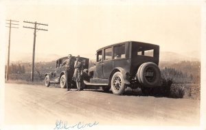 J64/ Interesting RPPC Postcard c1910 Early Automobile Auto Car 161