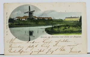 Sweden Malmo The Quarry at The Ore House with The Castle, The Prison Postcard I8