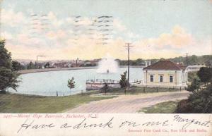 Mount Hope Reservoir - Highland Park - Rochester, New York - pm 1906 - UDB