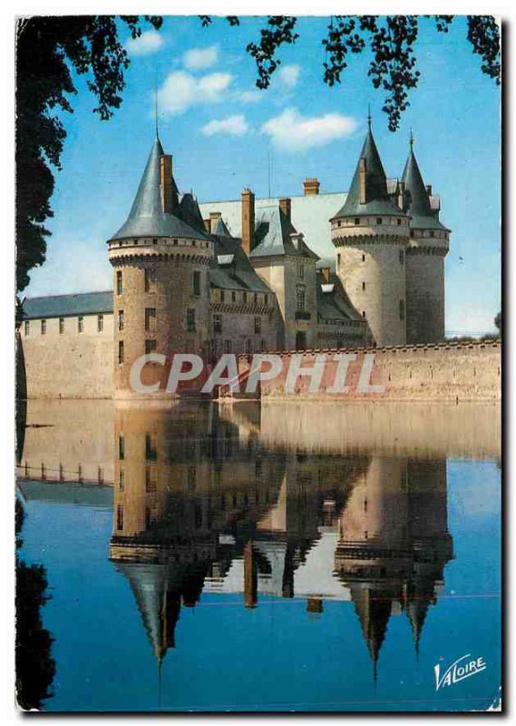 Postcard Modern Wonders of Sully sur Loire Loire Valley Loiret Chateau feudal...