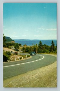 Fundy National Park NB-New Brunswick Canada, Road Scene Vintage Chrome Postcard 