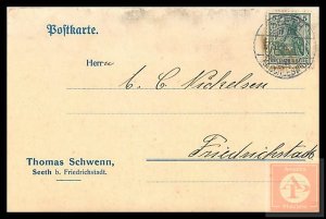 German Reichspost Postcard