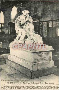 Old Postcard Tonnerre Yonne Tomb of Margaret of Burgundy