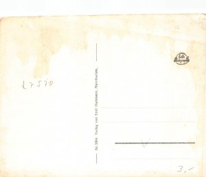 L341 Germany Baden-Baden Panorama RPPC vintage postcard