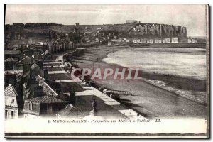 Old Postcard Mers les Bains Mers Perspective and Treport