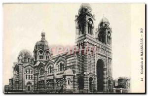 Old Postcard Cathedral Marseille