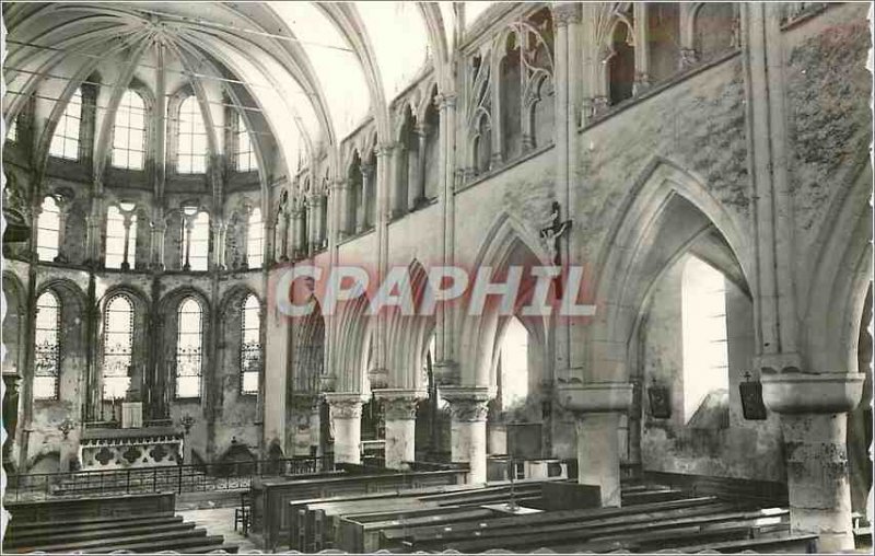 Postcard Modern Crecy la Chapelle on Interior of the Church XIII XIV century