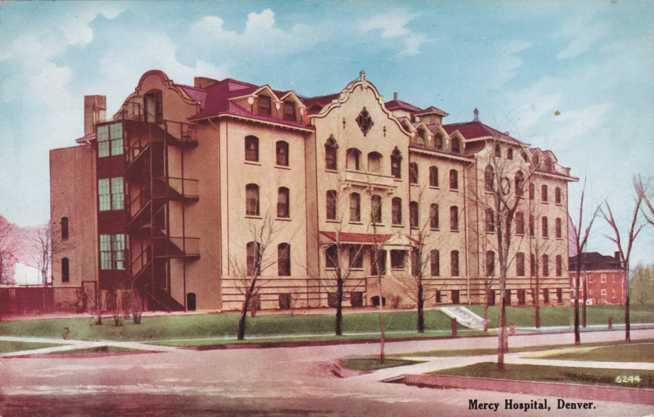 Mercy Hospital - Denver CO, Colorado DB - 1911