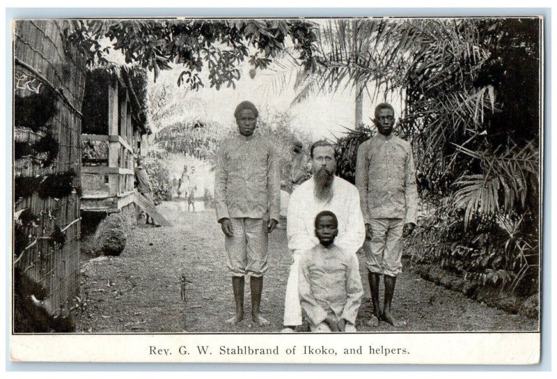 Revered Stahlbrand Christian Missionary Baptist South Africa Antique Postcard