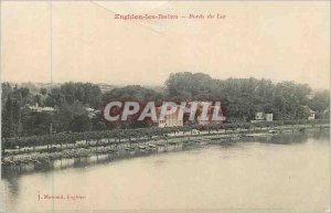 Old Postcard Enghien-of-Bains Edges Lake