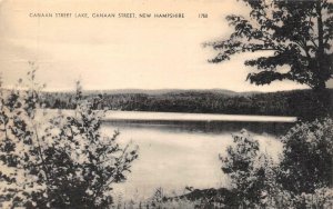 CANAAN, New Hampshire NH   CANAAN STREET LAKE  Grafton County   B&W Postcard