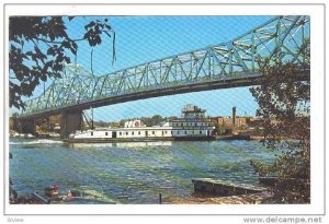 The Illinois River, A Great Waterway, Aurora, Illinois,   40-60s