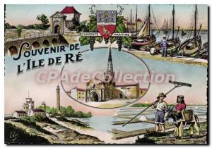Modern Postcard Souvenir From Ile De Re