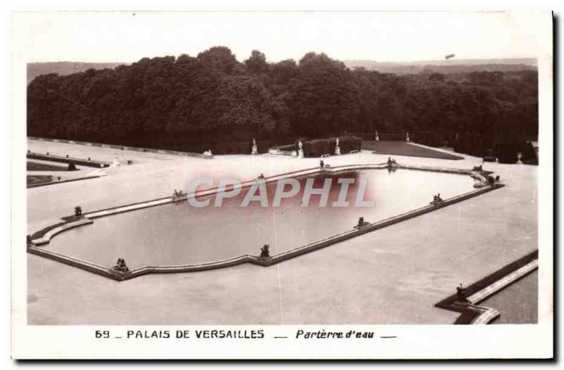 Old Postcard Palace Of Versailles Parterre d & # 39eau