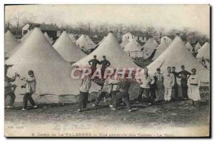 Old Postcard Boxing Camp Valbonne General view of tents Army