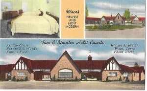 Tam O'Shanter Hotel Motel Courts Next to Bill Woods Waco Texas