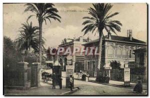 Postcard Old Post Hyeres