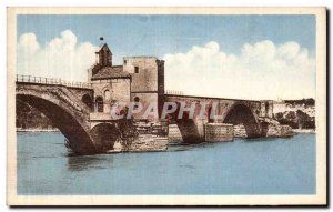 Old Postcard Avignon Pont d'Avignon