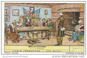 Liebig Trade Card s1726 Brillat-Severin No 4 In Amerika