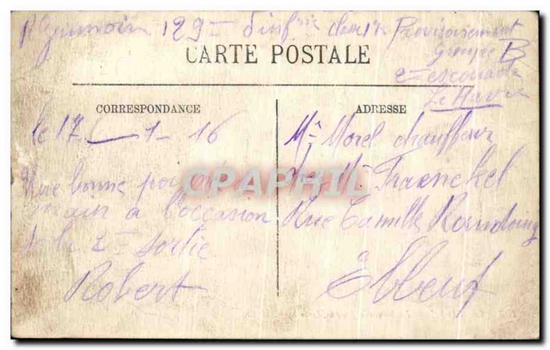 Old Postcard The New Haven Jetee has low Maree Boat