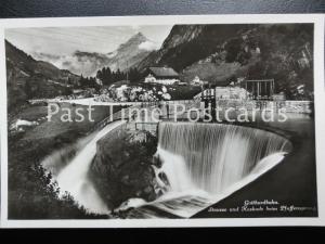 c1920's RPPC - Gotthardbahn, Stausee und Kaskade beim Pfaffensprung