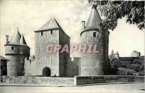 Old Postcard Fougeres Chateau the Entree