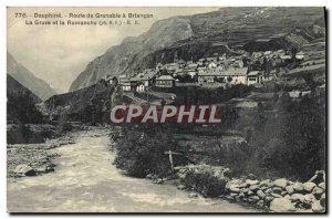 VINTAGE POSTCARD Dauphine Road of Grenoble HAS Brianon the Low register and R...