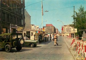 Check Point Charlie East West Berlin Border Cold War Friedrichstrasse Allied