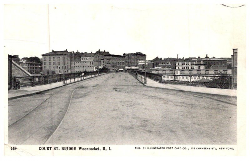 Rhode Island Woonsocket ,  Court Street Bridge