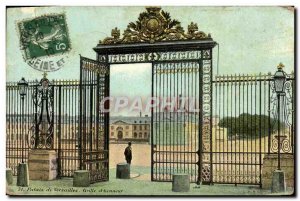 Postcard Old Versailles D & Grille # 39Honneur Palace