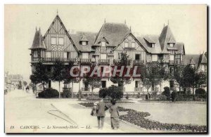 Old Postcard Cabourg The Normandy Hotel