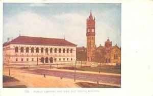 Public Library & New Old South in Boston, Massachusetts