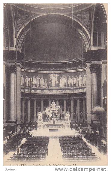 PARIS, Interieur de la Madeleine, France, 00-10s