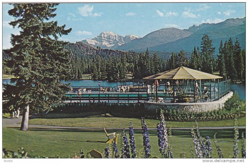 View from Jasper Park Lodge, Vancouver,  B.C., Canada, 40-60s