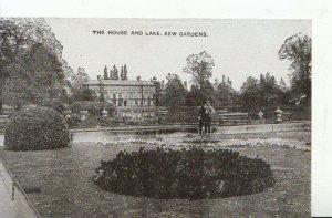 London Postcard - The House and Lake - Kew Gardens - Ref 9525A